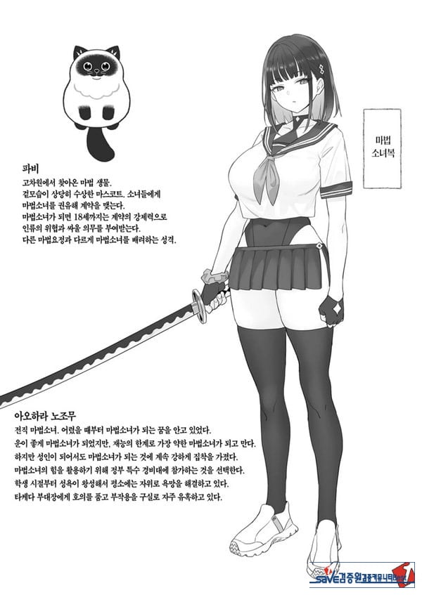 전직 마법소녀의 업무편 청