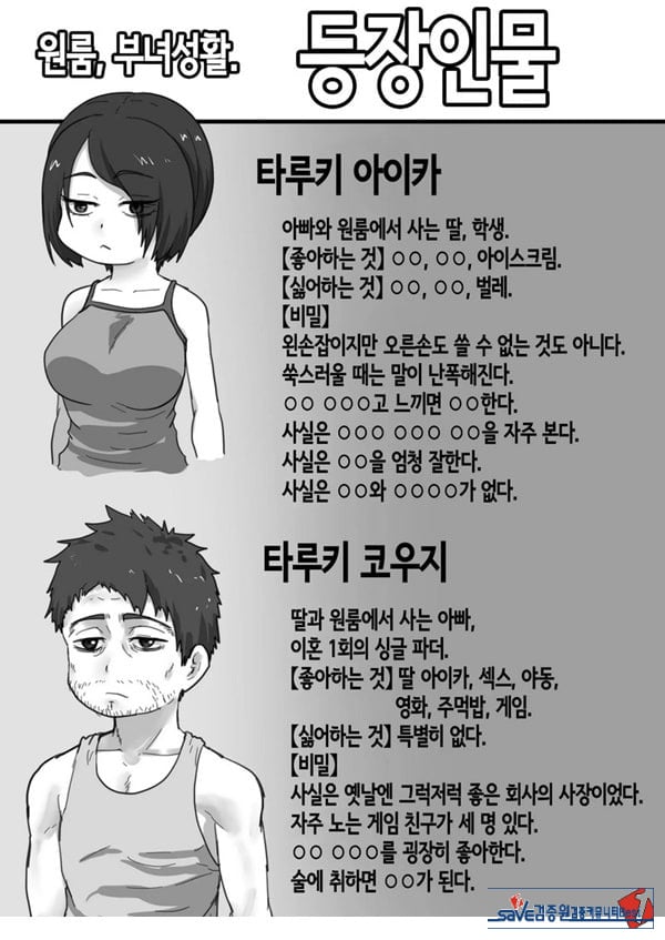 원룸, 부녀성활